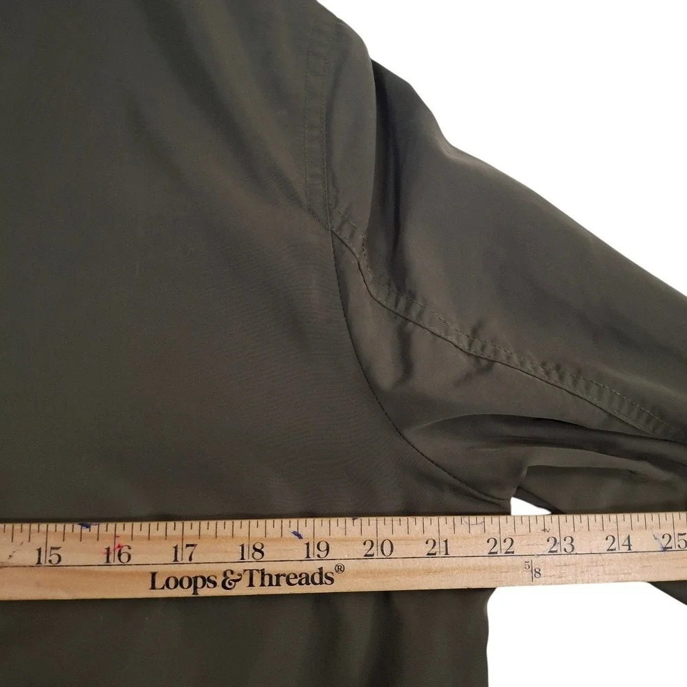 Levis Jacket Mens Large Green MA-1 Flight Military Army Flyers Bomber